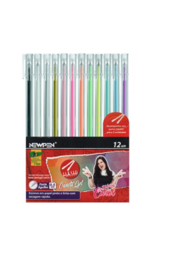 Kit Caneta Gel Hashi 0.5 C/12 01796 Newpen